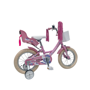Raaks Coco 14 inch meisjesfiets + poppenzitje - Afbeelding 2