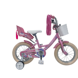 Raaks Coco 14 inch meisjesfiets + poppenzitje - Afbeelding 3