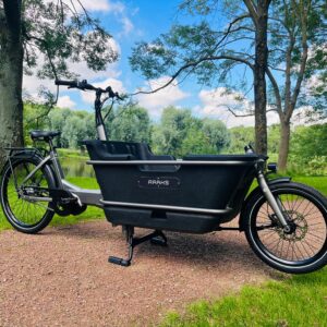 Raaks Rover elektrische bakfiets tweewieler middenmotor - space grey