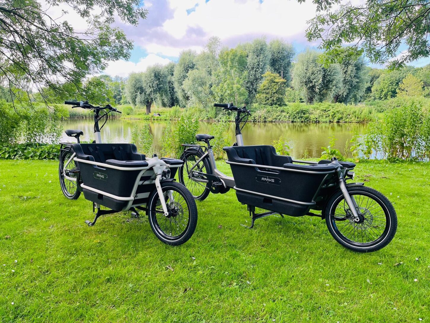 Raaks Rover elektrische bakfiets tweewieler middenmotor - ivor white - Afbeelding 3